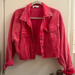 Pink Corduroy Jacket